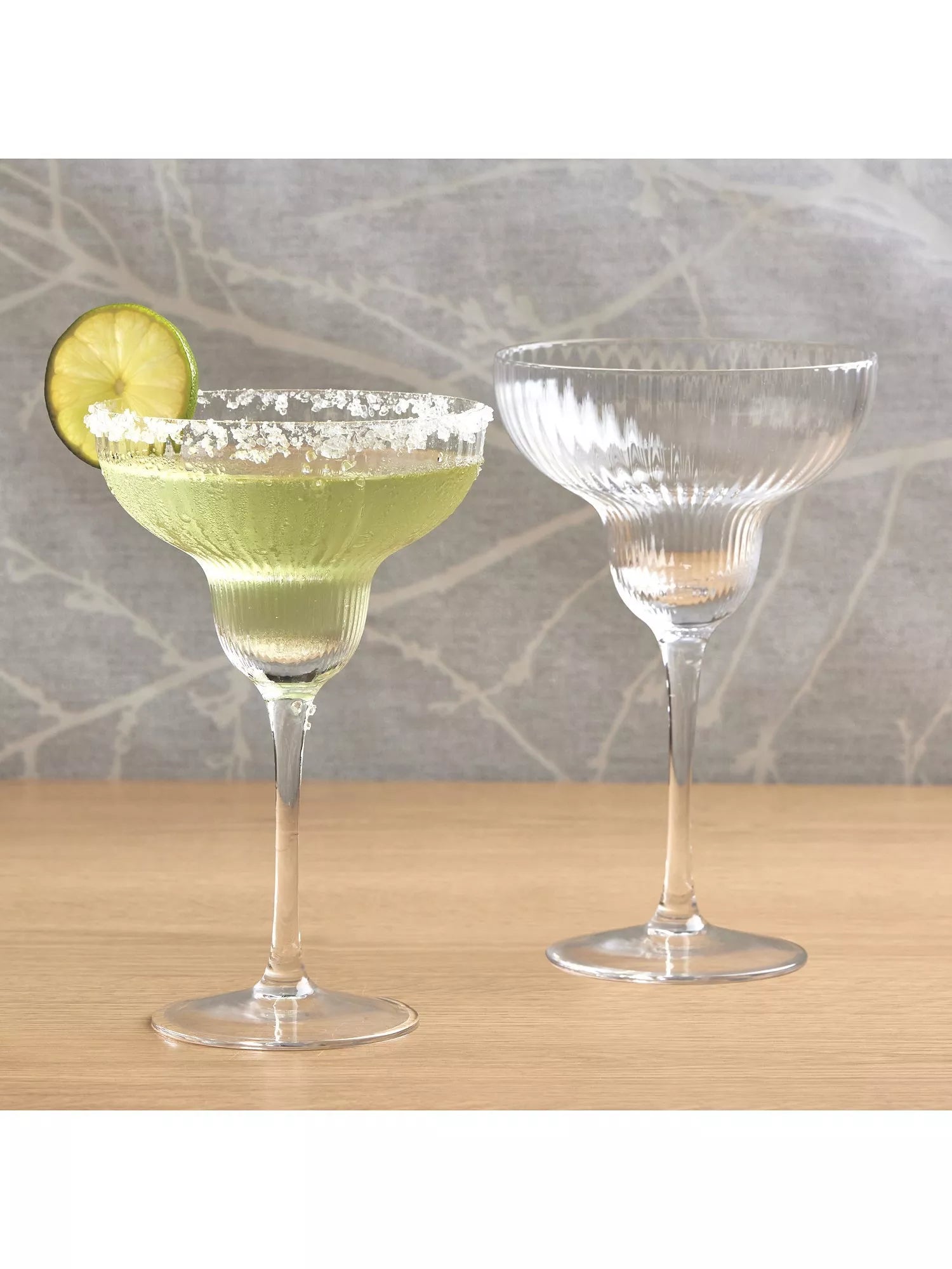 Anton Studio Designs clear Margarita cocktail glass set of 2 400ml - British product