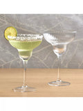 Anton Studio Designs clear Margarita cocktail glass set of 2 400ml - British product