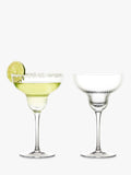 Anton Studio Designs clear Margarita cocktail glass set of 2 400ml - British product