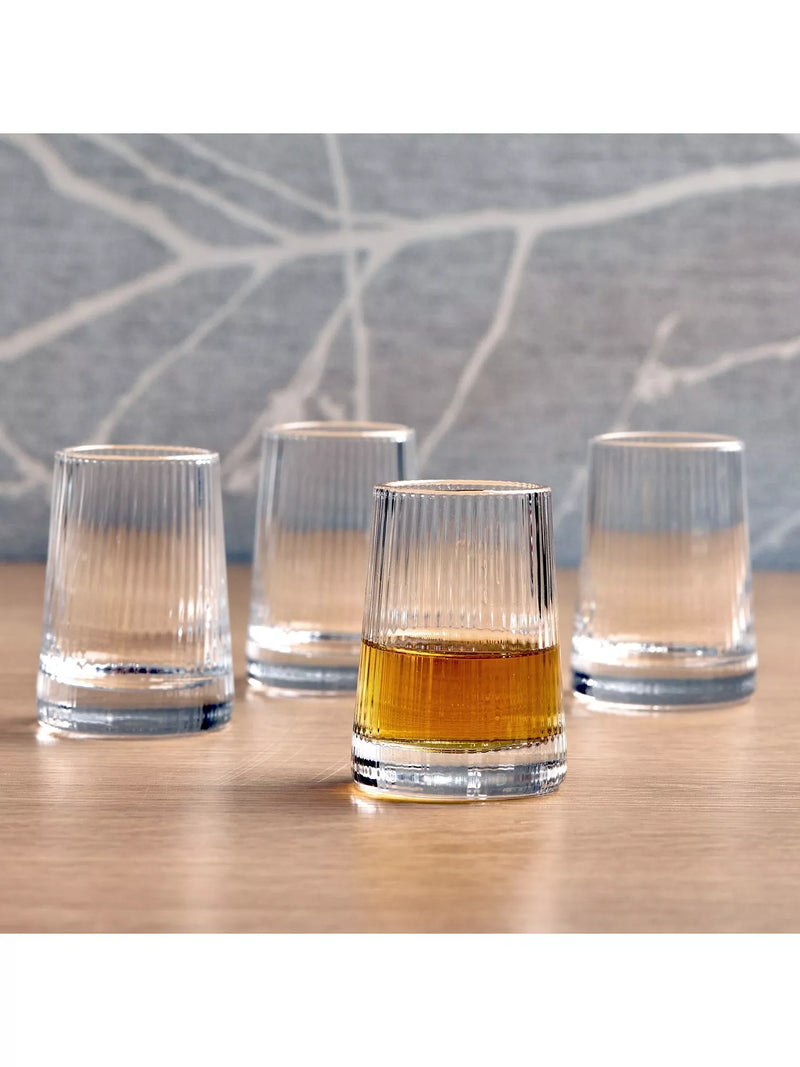 Anton Studio Designs Empire shot glasses set of 4 clear - British product