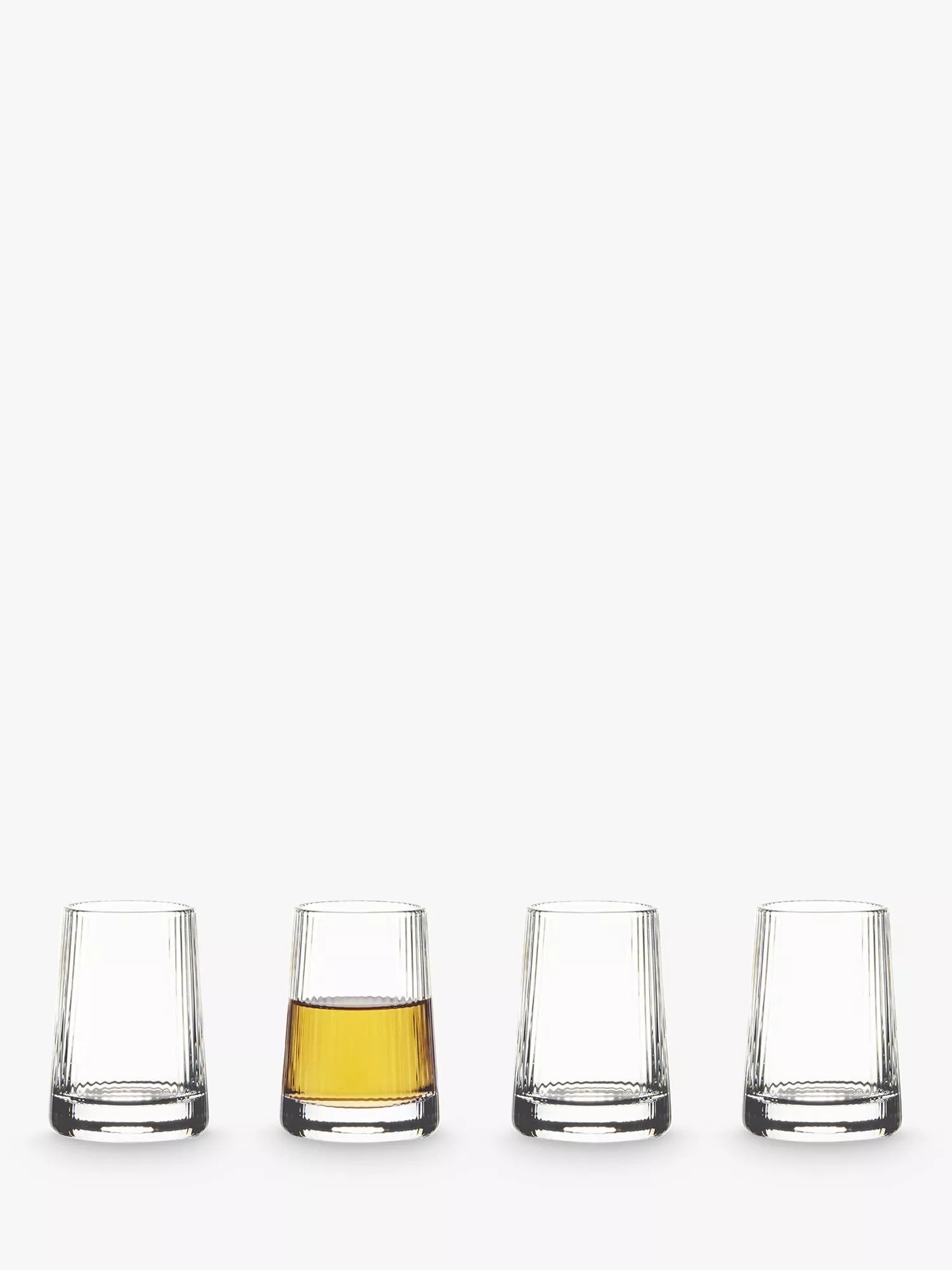 Anton Studio Designs Empire shot glasses set of 4 clear - British product