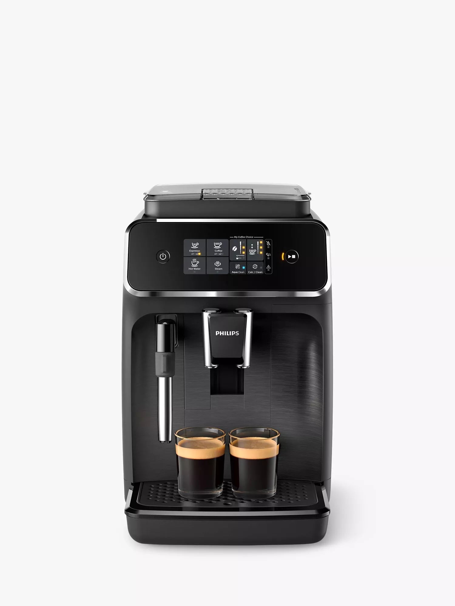 Philips Series 2200 EP2220/10 Bean to Cup Coffee Machine, Black - McGrocer