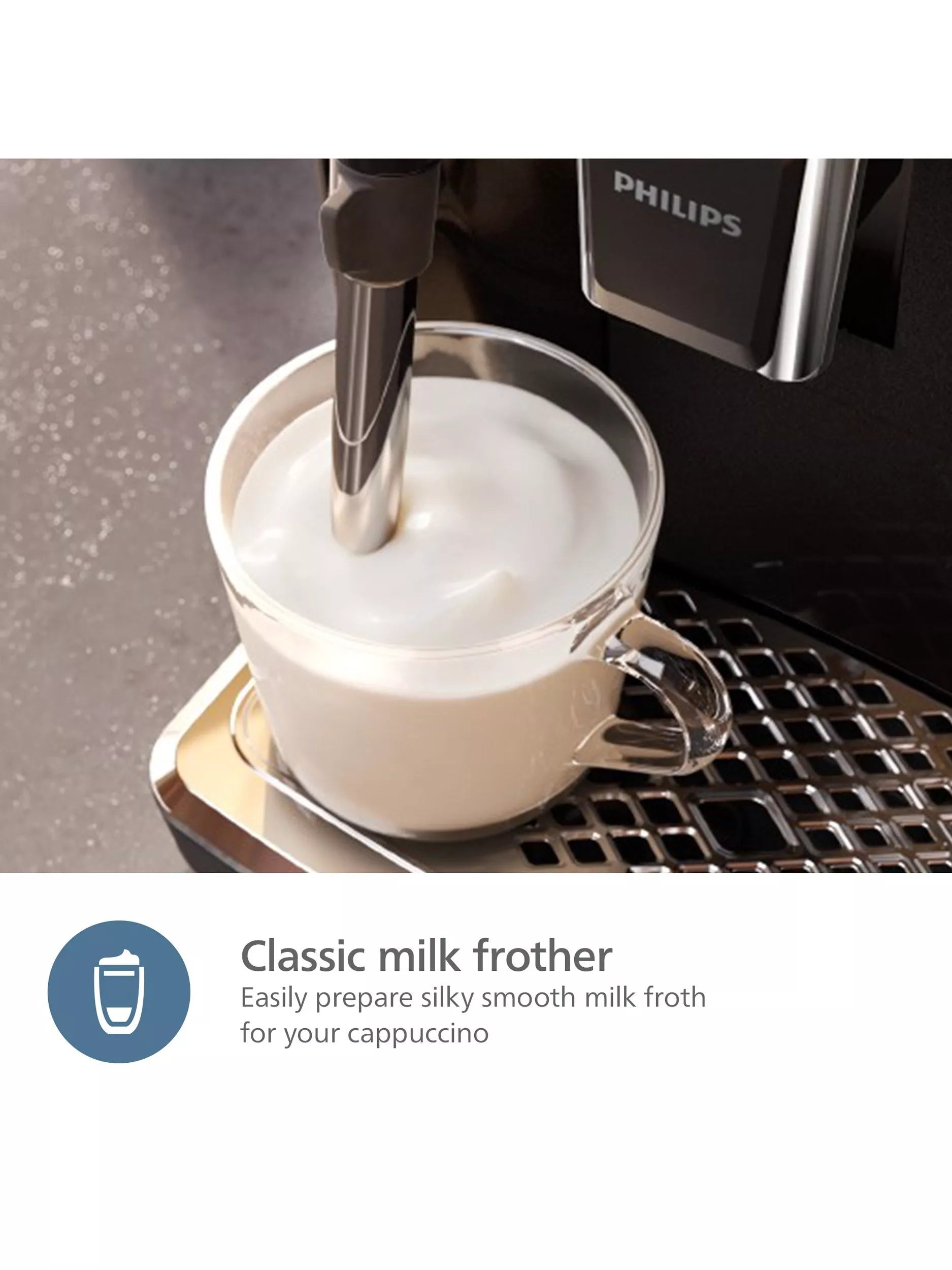 Philips Series 2200 EP2220/10 bean to cup coffee machine, UK version
