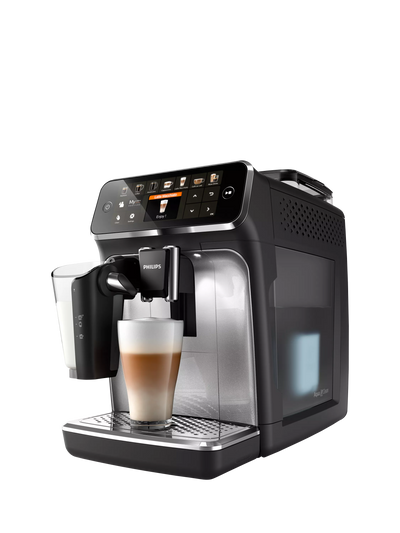 John Lewis Automatic Bean to Cup Coffee Machine with LatteGo Milk System, Black- Buy online at McGrocer