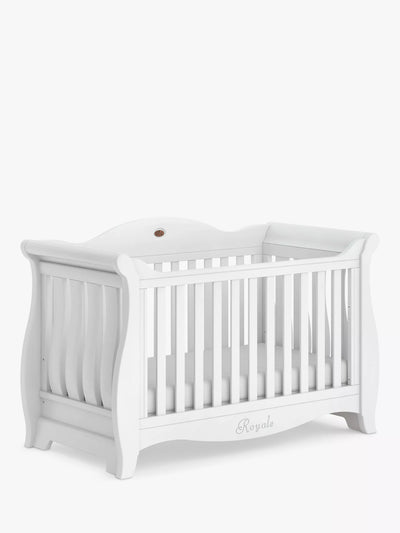 Boori Sleigh Royale Beistellbett Weiß Babybett Kinderbett