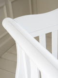 Boori Sleigh Royale Cotbed, White