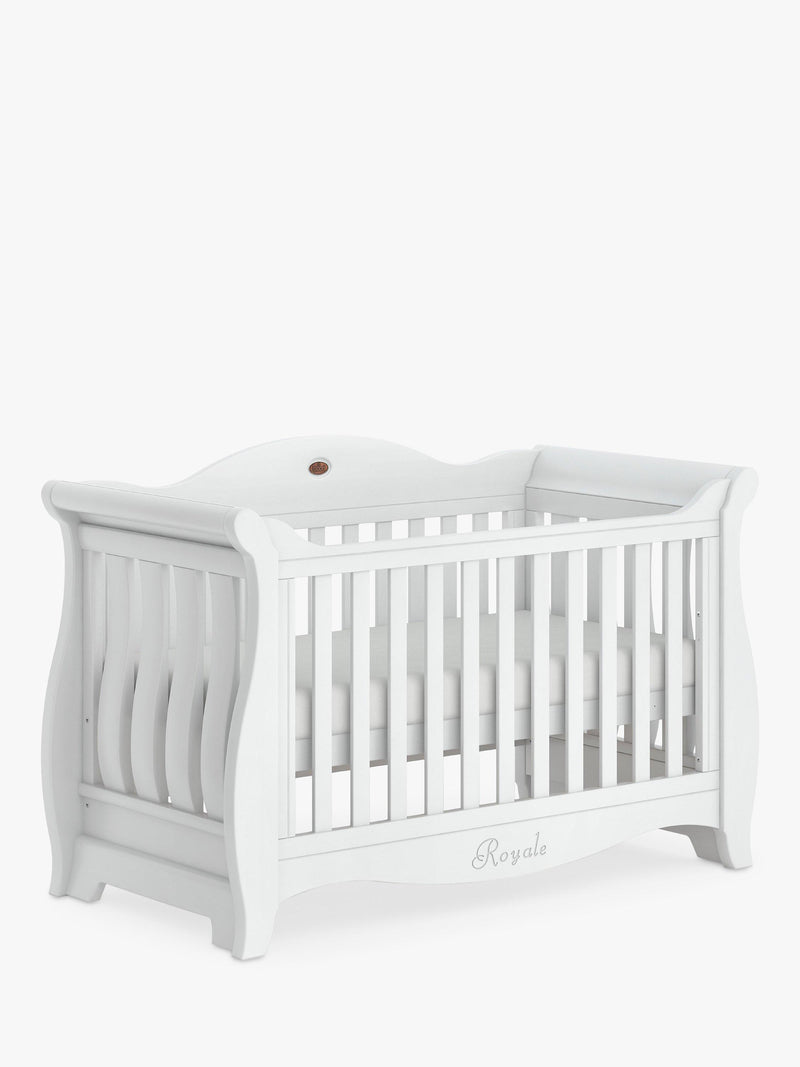 Boori Sleigh Royale Cotbed, White