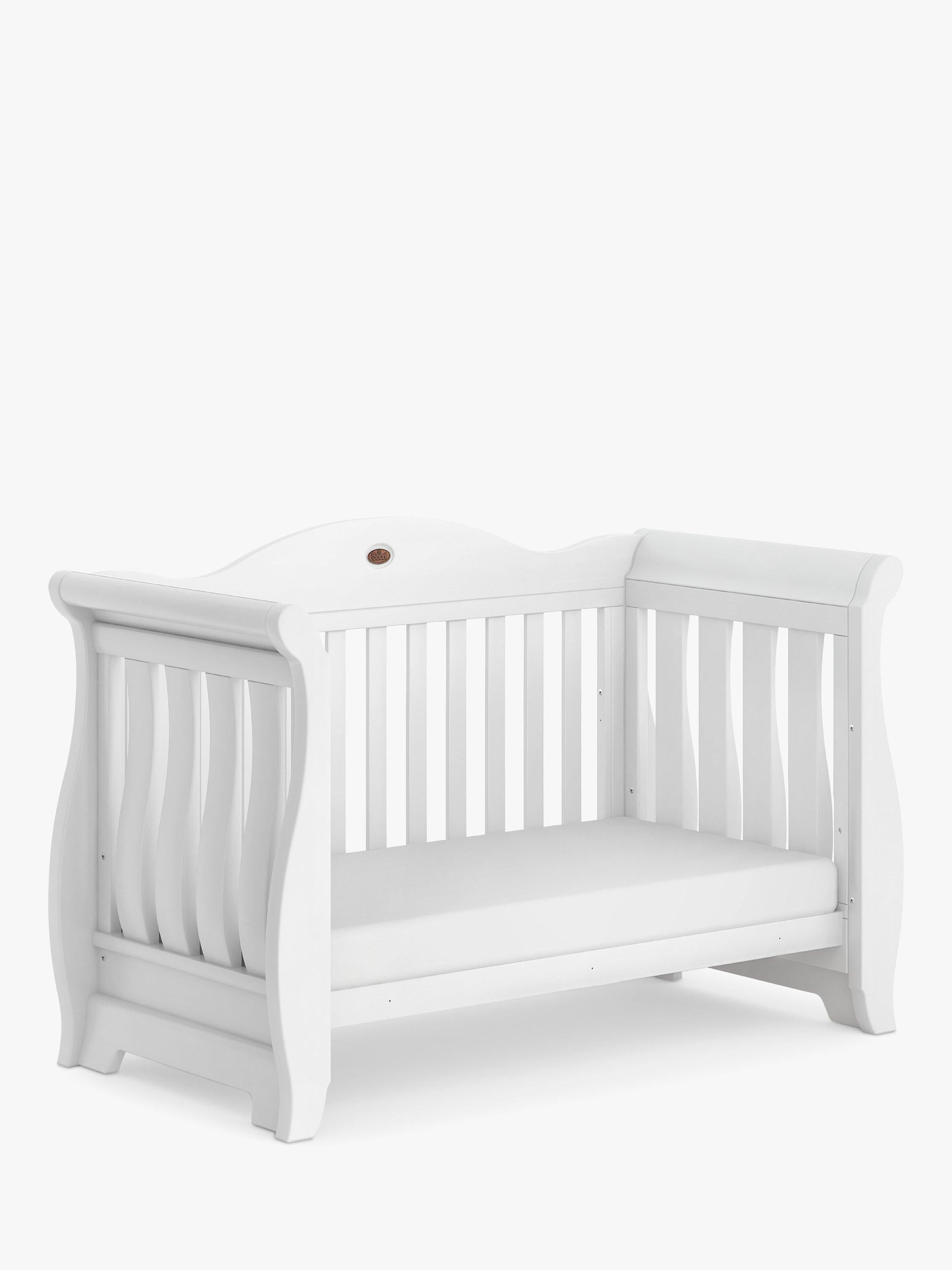 Boori Sleigh Royale Cotbed, White
