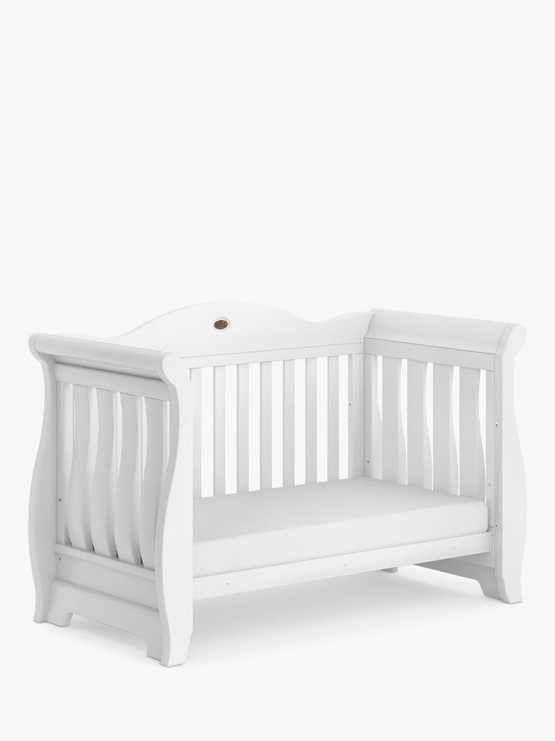 Boori Sleigh Royale Cotbed, White