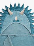 John Lewis kids dino hooded towel blue multi, UK version