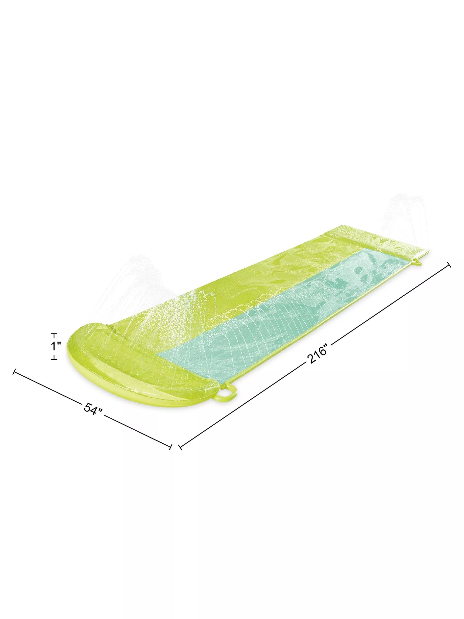 Funsicle 18ft water slide fresh lime 2-lane outdoor toy - British product