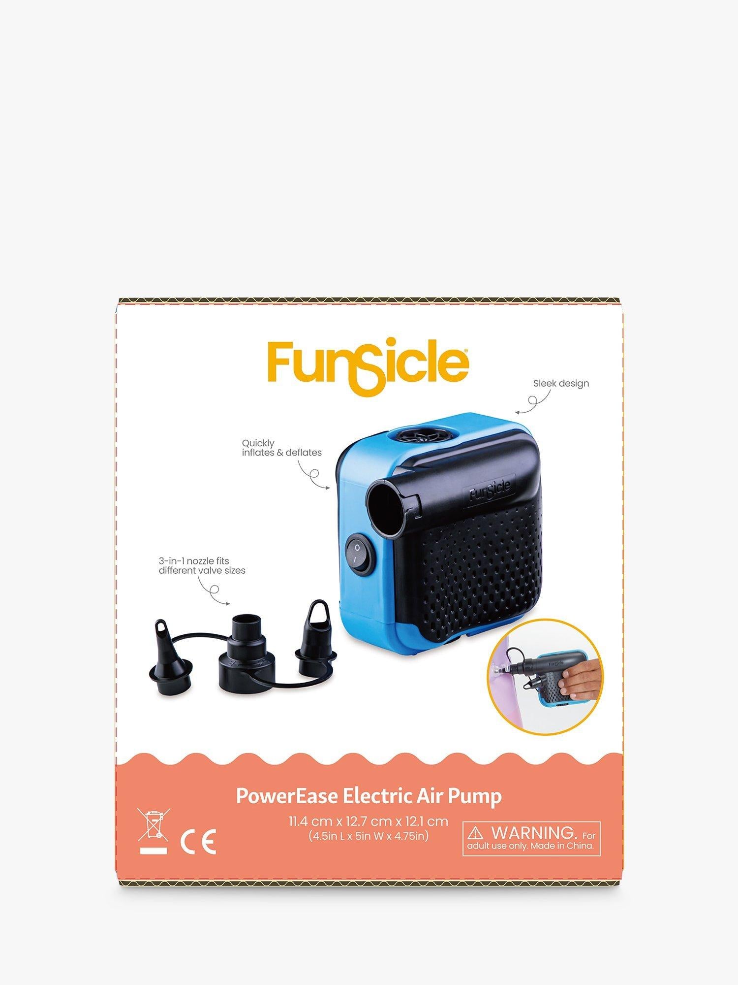 Funsicle PowerEase battery powered electric air pump (British brand)