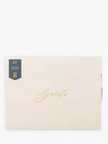 Busy B guest book with ribbon closure - British product