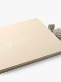 Busy B guest book with ribbon closure - British product
