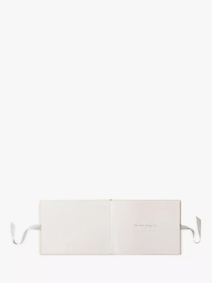 Busy B guest book with ribbon closure - British product