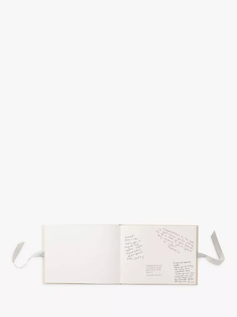Busy B guest book with ribbon closure - British product