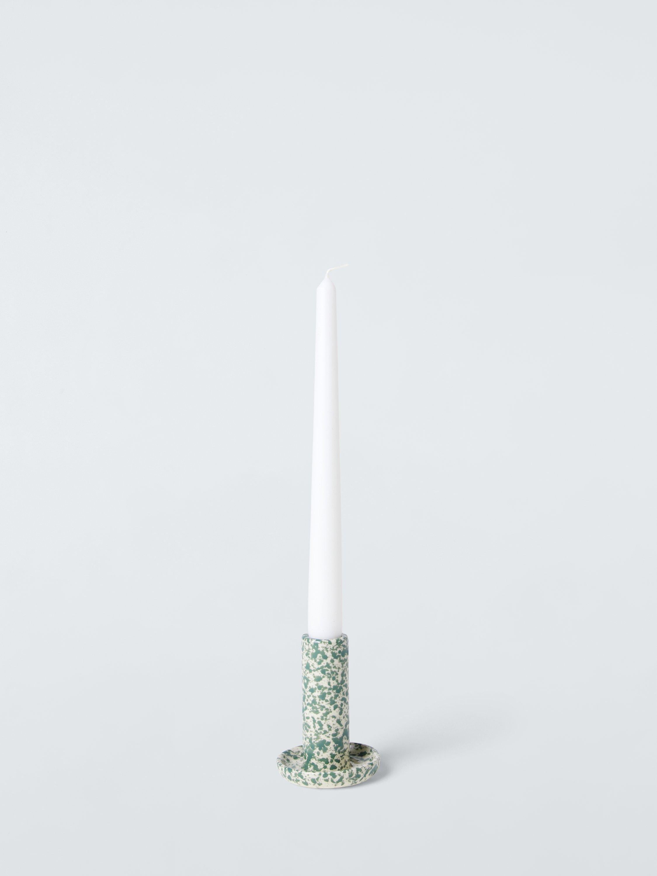 John Lewis porte-bougie à pois verts 9,4 cm (marque britannique)
