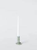 John Lewis speckle green candlestick holder 9.4cm (British brand)
