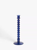 John Lewis glass bobbin candlestick holder, UK version