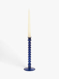 John Lewis glass bobbin candlestick holder, UK version
