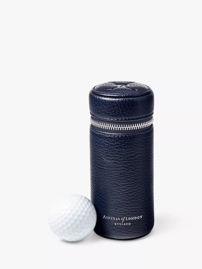 John Lewis Aspinal of London Leather Golf Ball Holder- Buy online at McGrocer