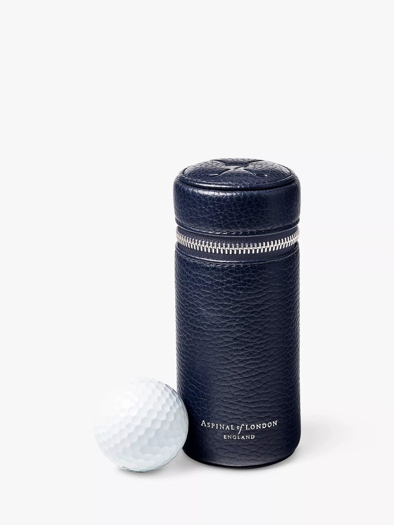 Porte-balle de golf en cuir Aspinal of London, produit britannique