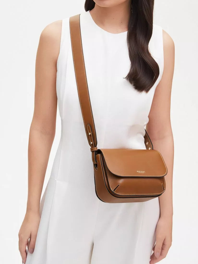 Aspinal of London Ella smooth leather crossbody bag, UK version