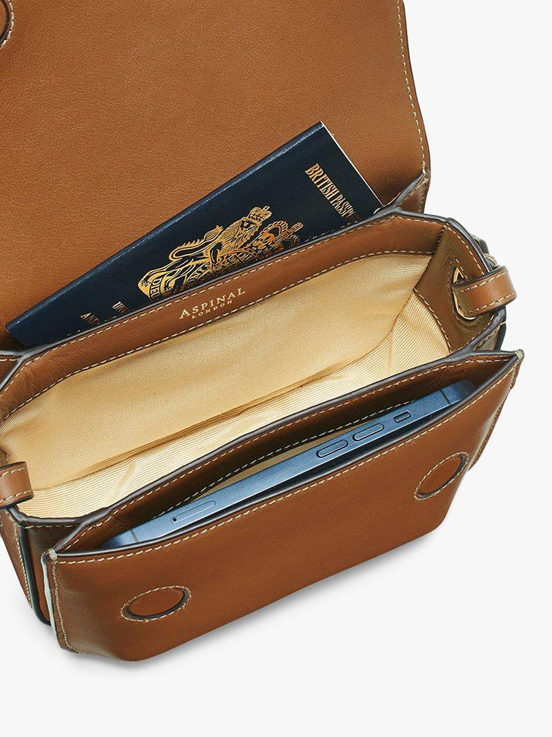 Aspinal of London Ella smooth leather crossbody bag, UK version