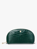 Aspinal of London Small Croc Effect Leather Cosmetic Case