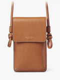 Aspinal of London smooth leather phone pouch crossbody bag (British brand)