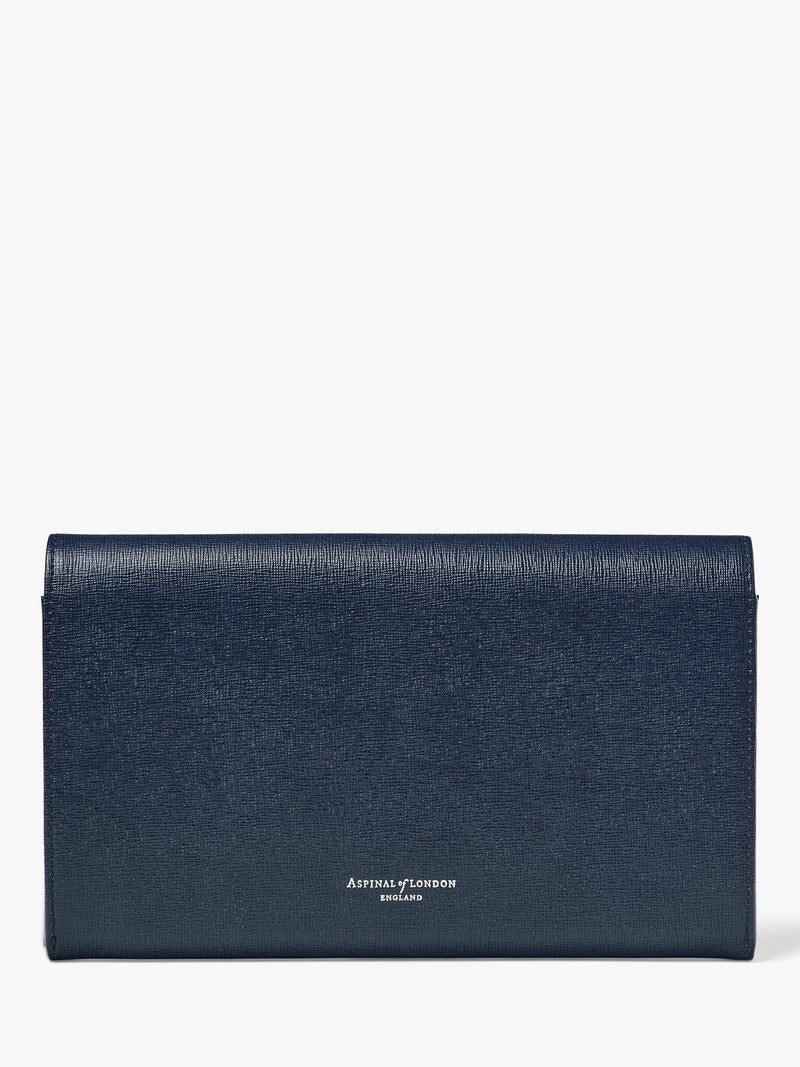 Aspinal of London classic saffiano leather travel wallet, imported from the UK