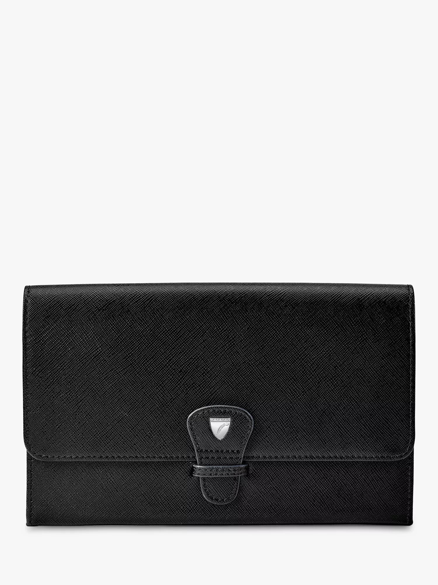 Aspinal of London Classic Saffiano Leather Travel Wallet