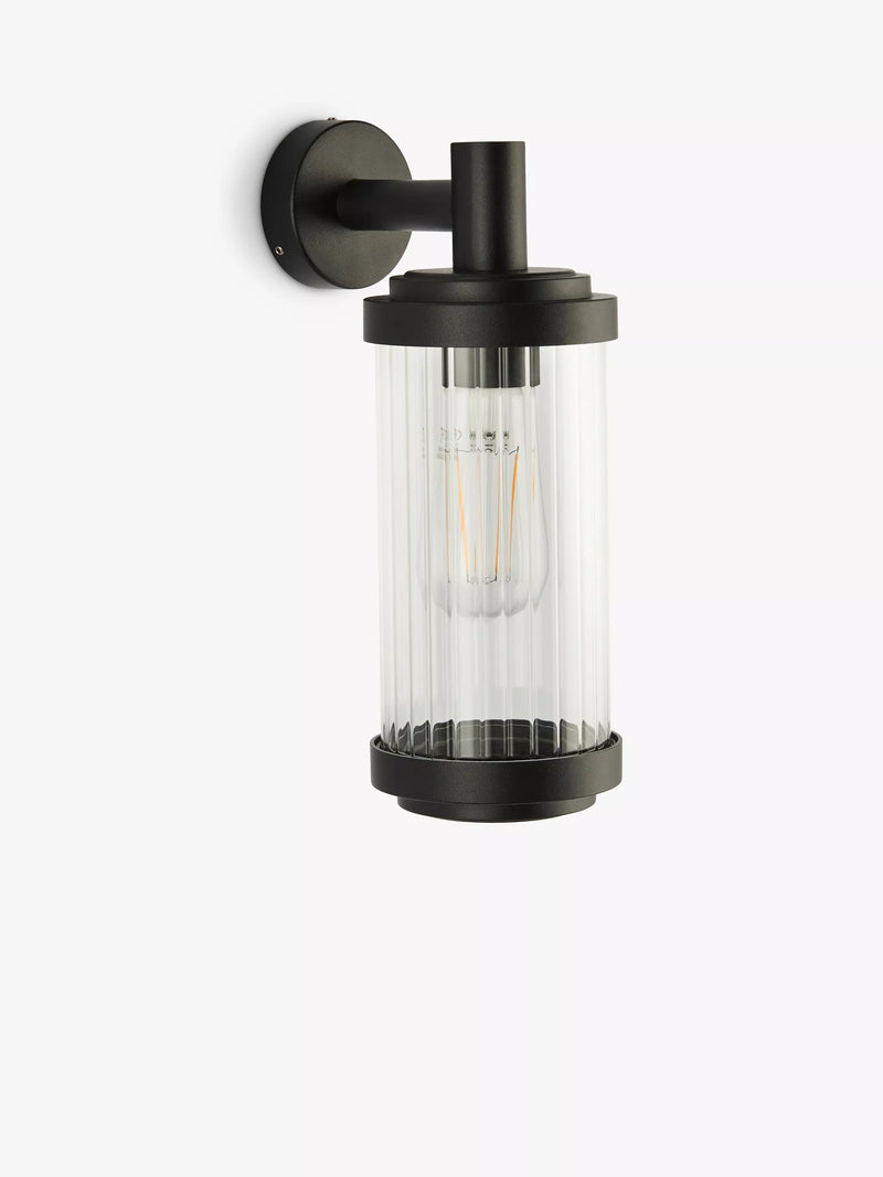 John Lewis Almer outdoor wall light black, imported from the UK