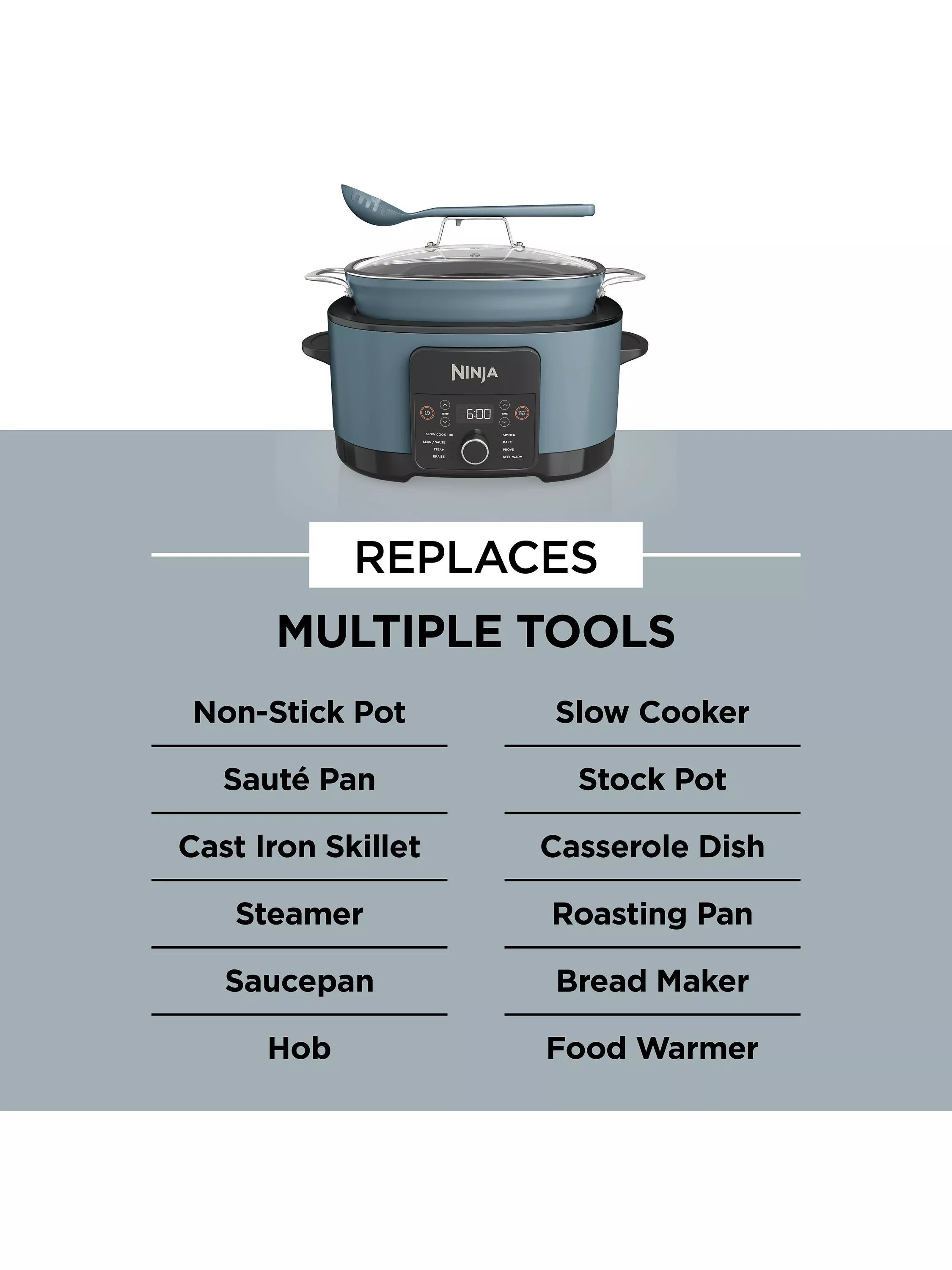 Ninja 8-in-1 slow cooker 8L - British product