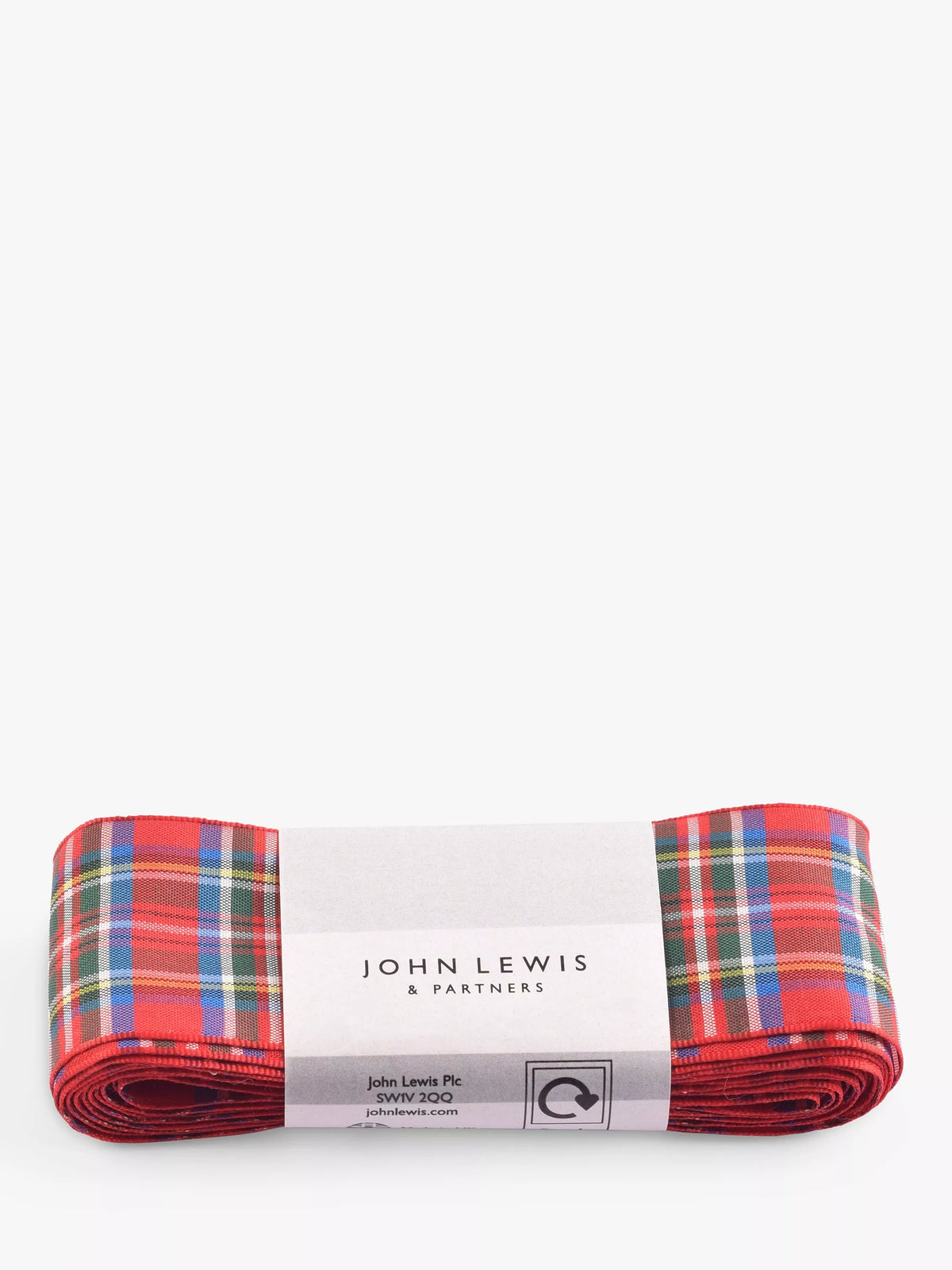 Ruban tartan Royal Stewart John Lewis 38 mm x 5m, version UK