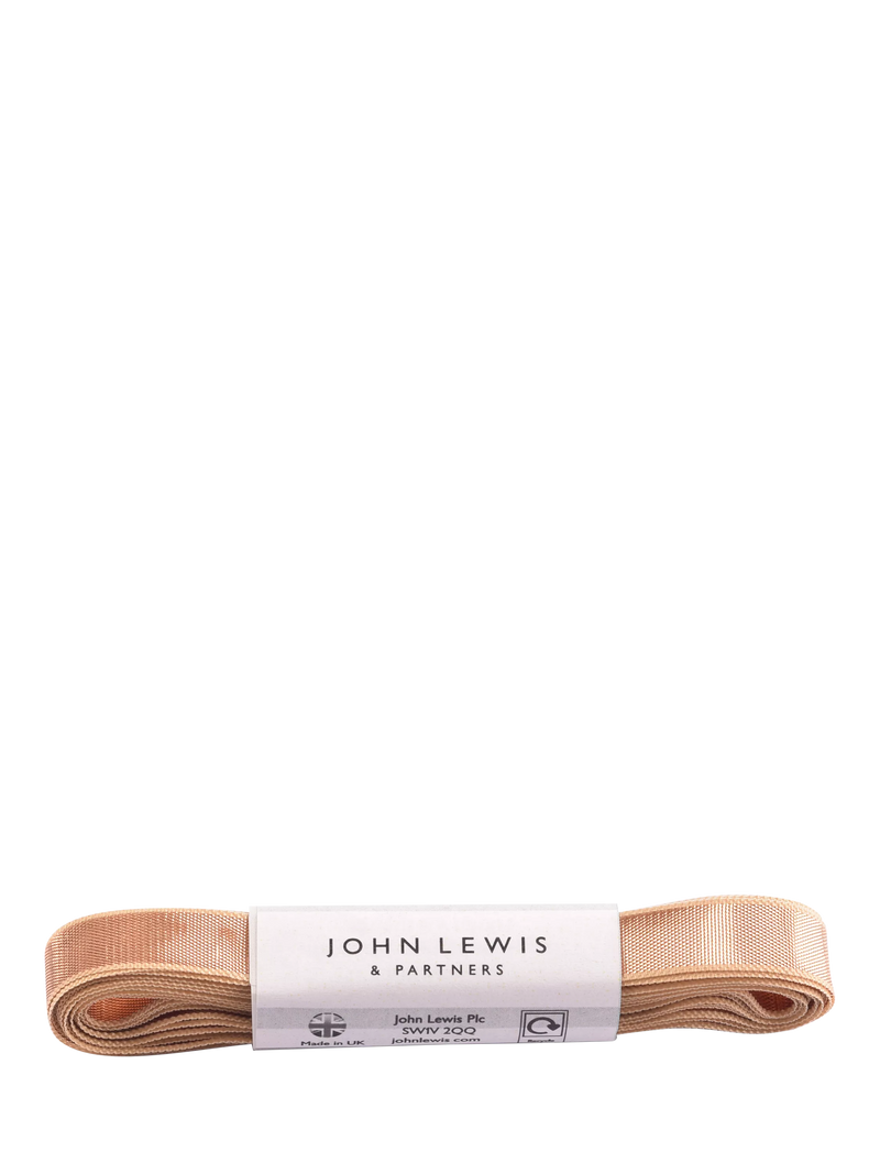 John Lewis gold metallic ribbon 10mm x 5m (British brand)