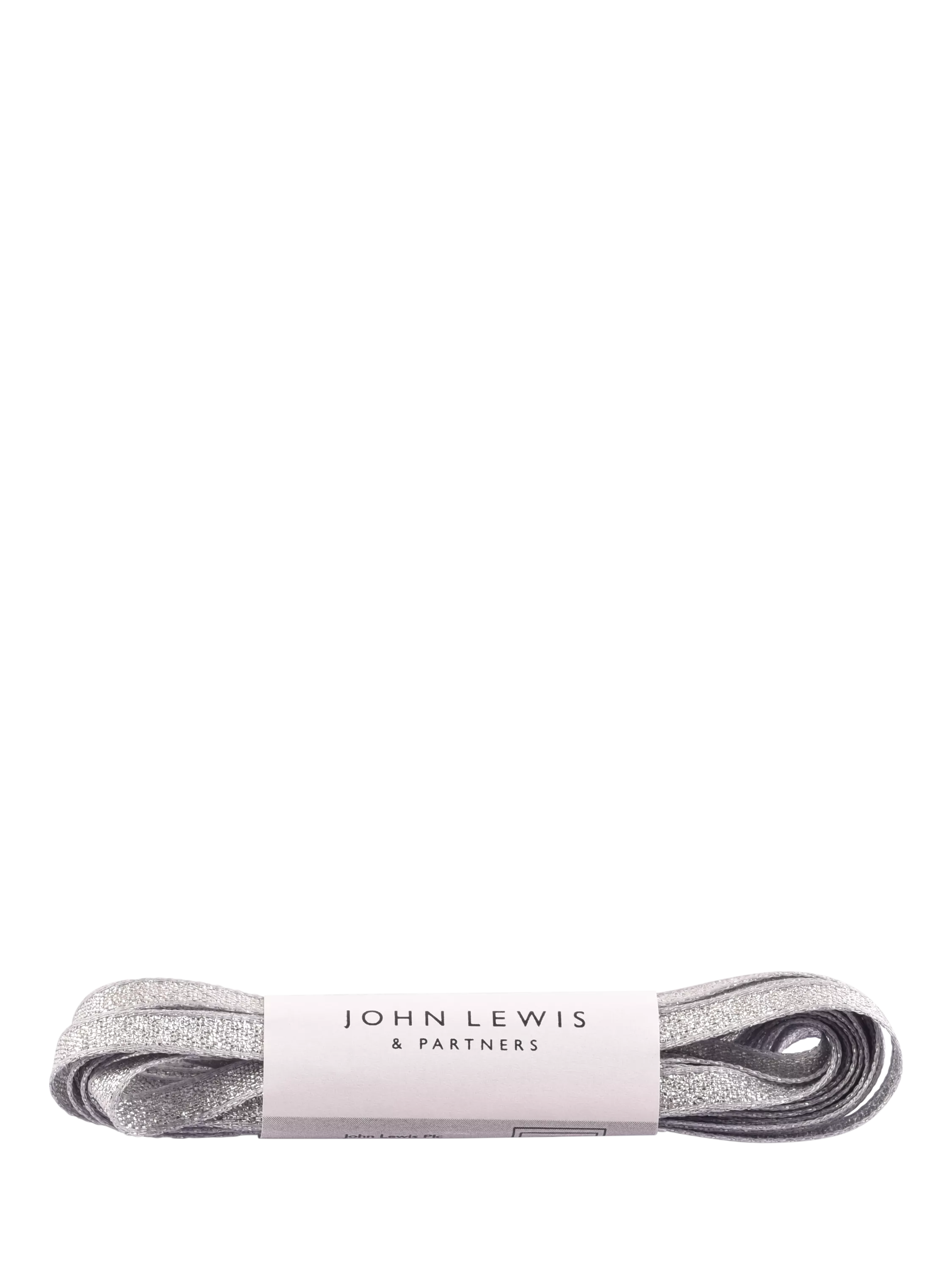 John Lewis 6mm Polyester Metallic Ribbon, Gold, 5m