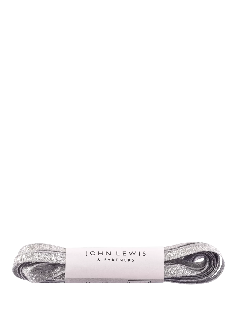 John Lewis 6mm Polyester Metallic Ribbon, Gold, 5m