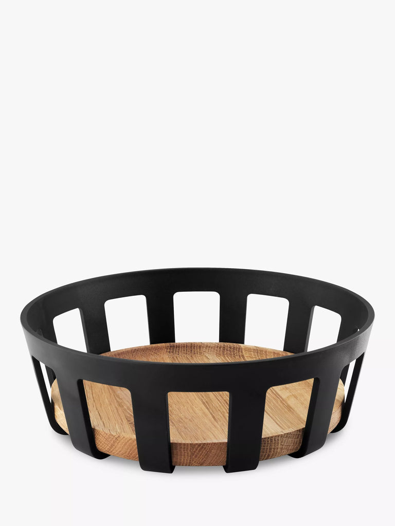 Eva Solo Nordic Kitchen Bread Basket, 22cm, Black/Natural