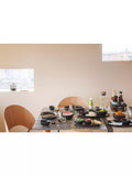 Eva Solo Nordic table condiments caddy black natural oak base, imported from the UK