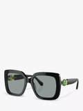 Swarovski square sunglasses black grey (British brand)