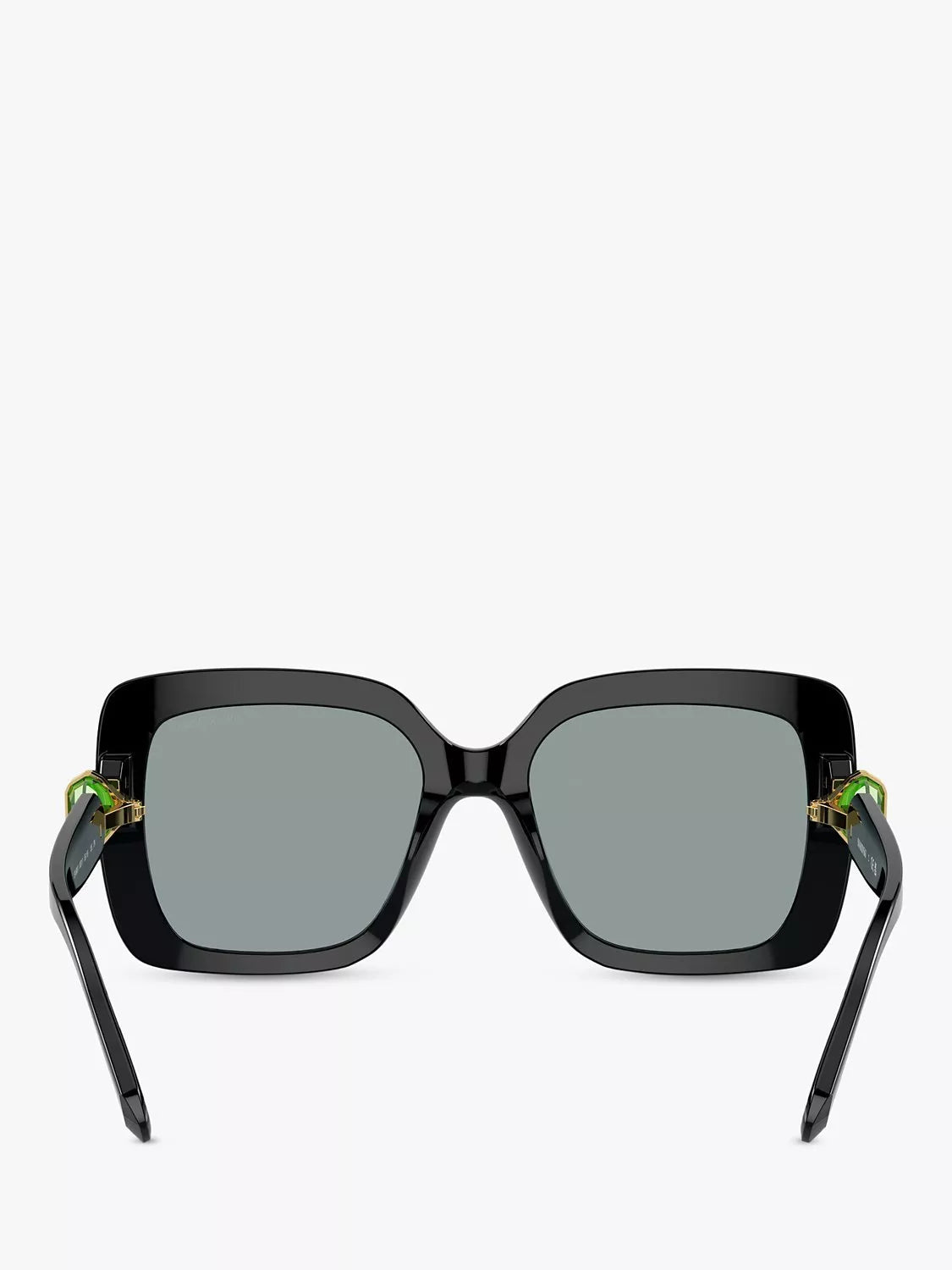 Swarovski square sunglasses black grey (British brand)