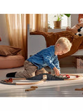 BRIO travel train playset with 22 wooden pieces (British brand)