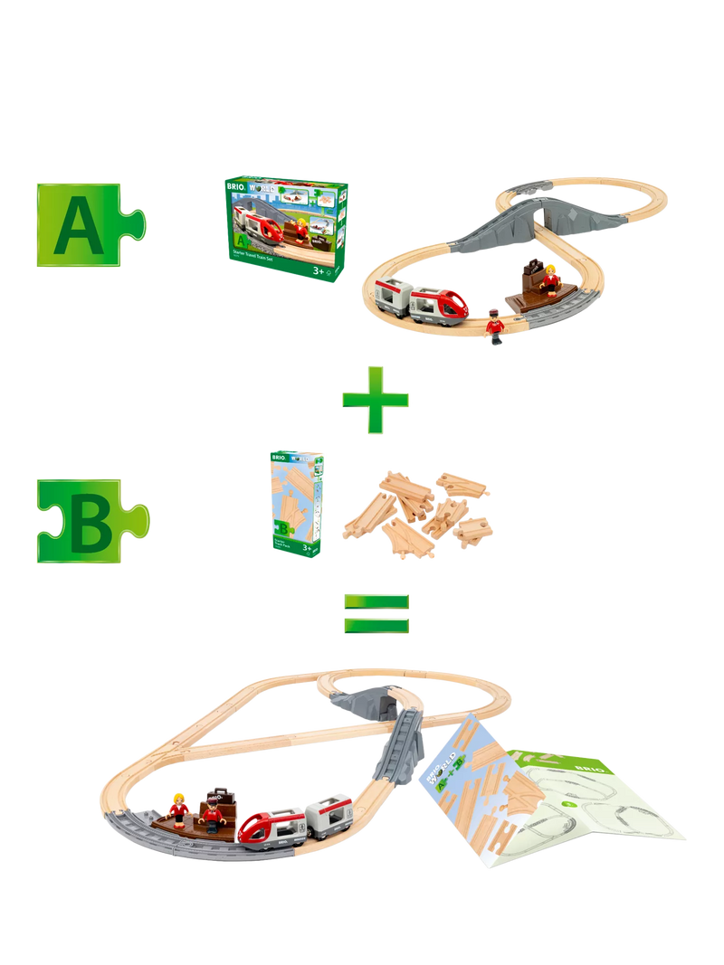 BRIO wooden train track pack Starter Track Pack - British product