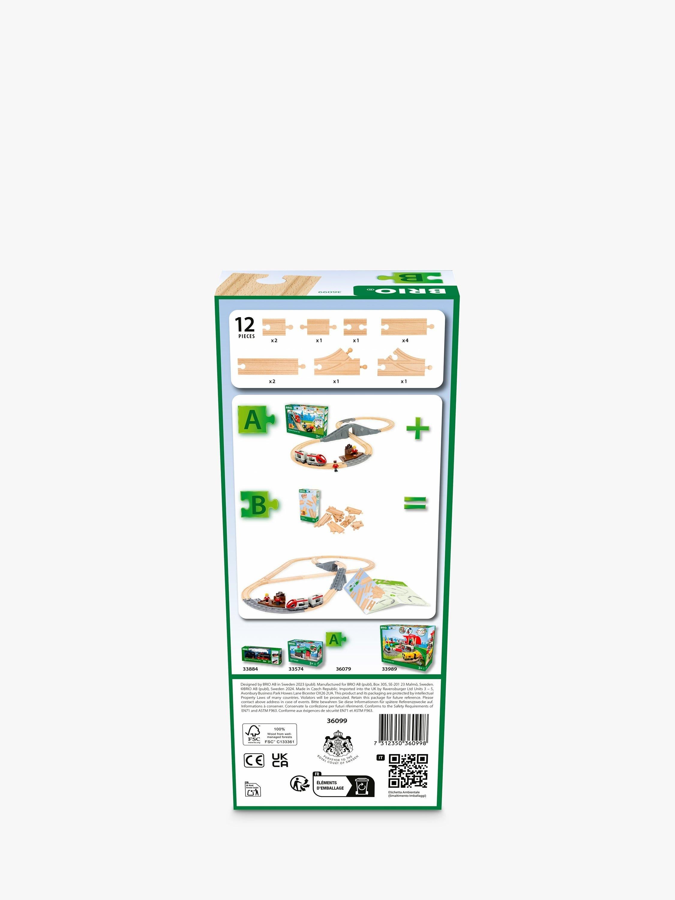 BRIO wooden train track pack Starter Track Pack - British product
