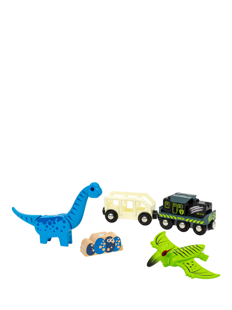 BRIO Dinosaur Battery Train Playset, UK version