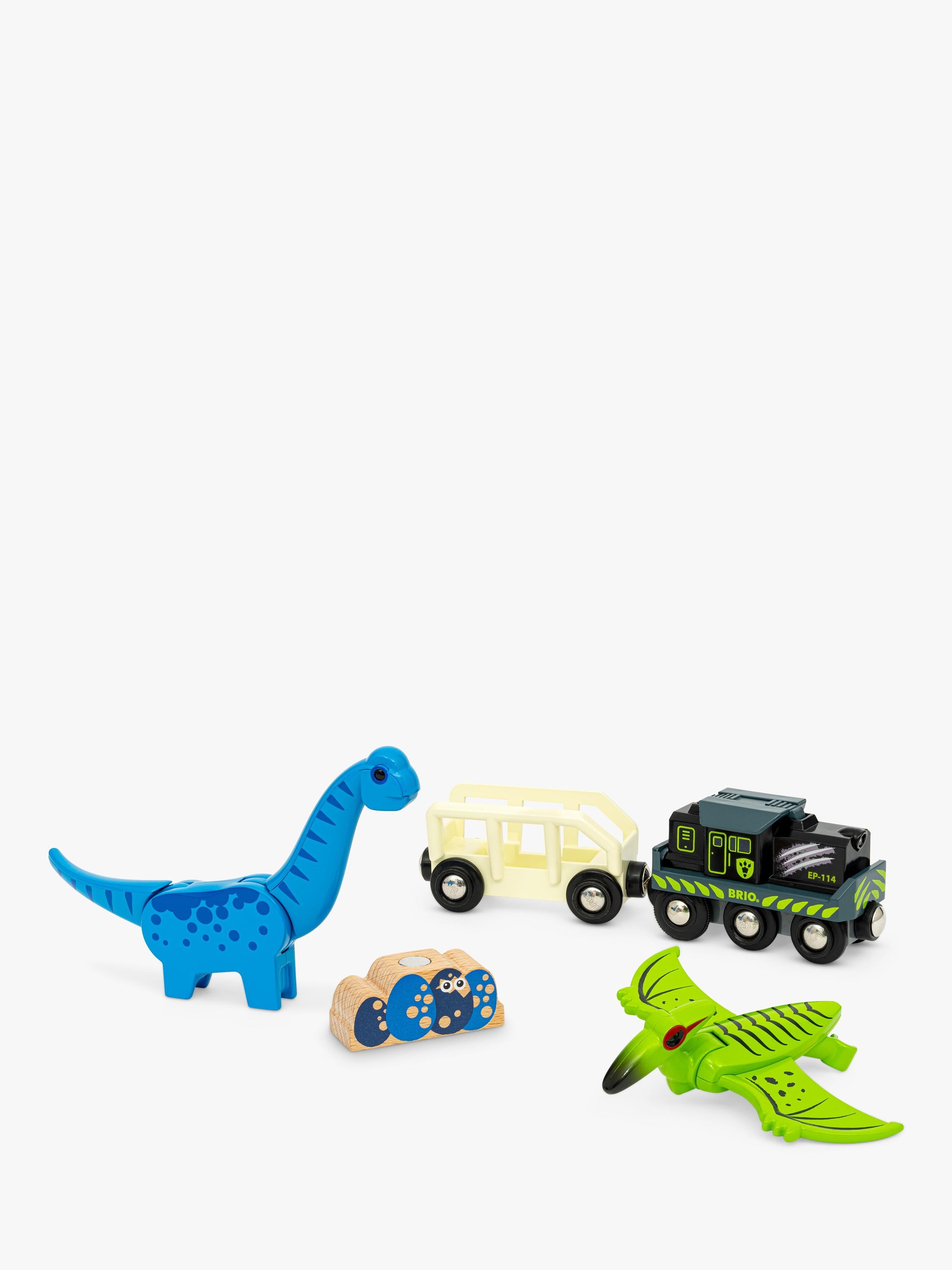 BRIO Dinosaur Battery Train Playset, UK version