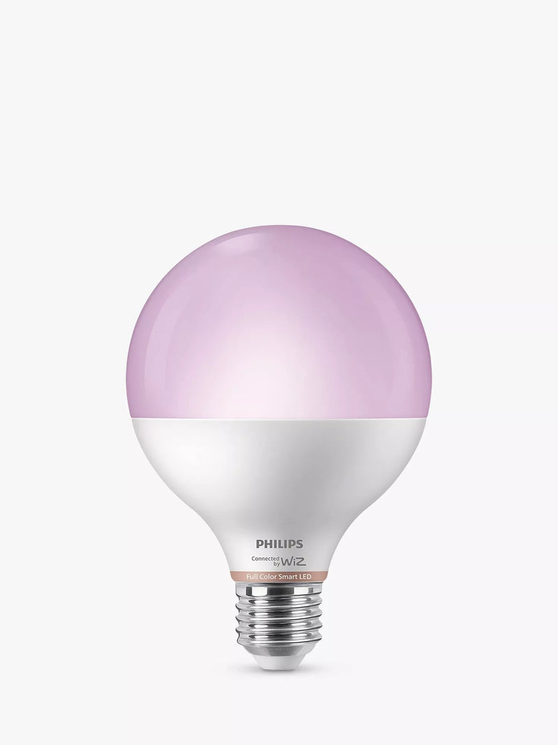 Philips Smart LED bulb G95 E27 colour, imported from the UK