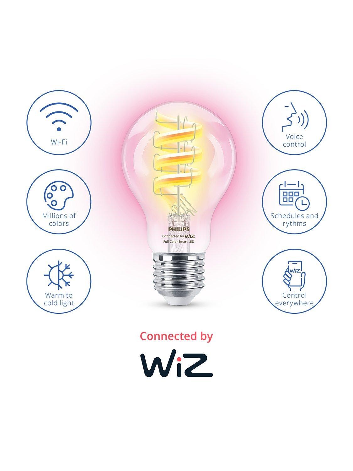 Philips E27 smart LED filament bulb - British product
