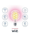 Philips Smart LED bulb E27 colour changing clear filament - British product
